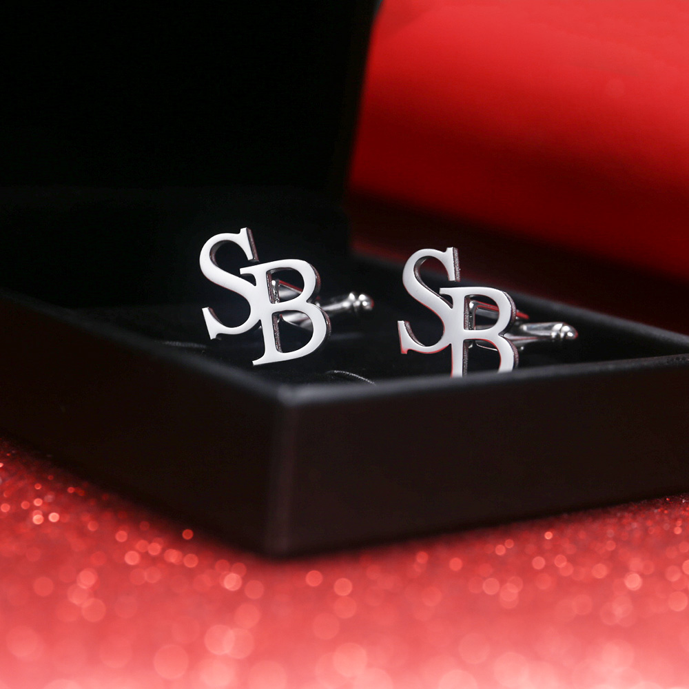 Tangula Custom Initials Cuffli - Men'S Grooming For Wedding ulasan dan harga