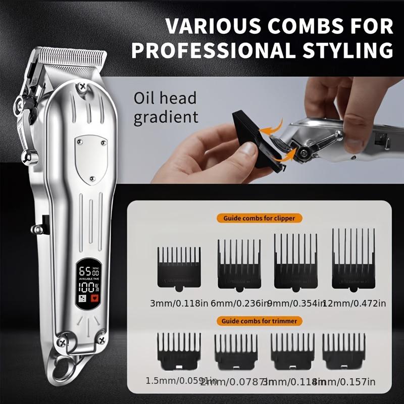 USB Rechargeable Hair Clipper  - Mens Grooming Kit Gift ulasan dan harga