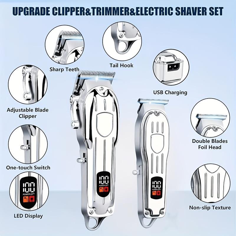 USB Rechargeable Hair Clipper  - Mens Grooming Kit Gift ulasan dan harga