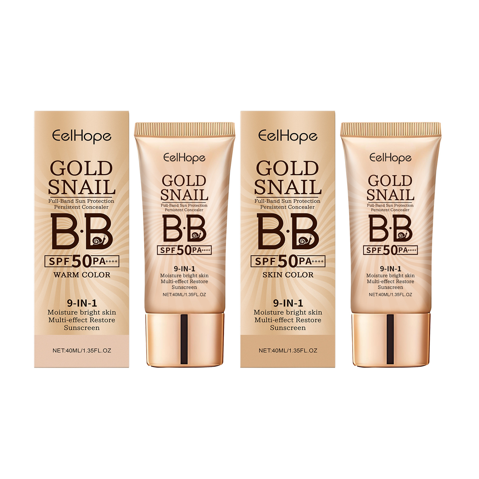 Gold Snail Sunscreen BB Cream  - Face Moisturizer Spf ulasan dan harga