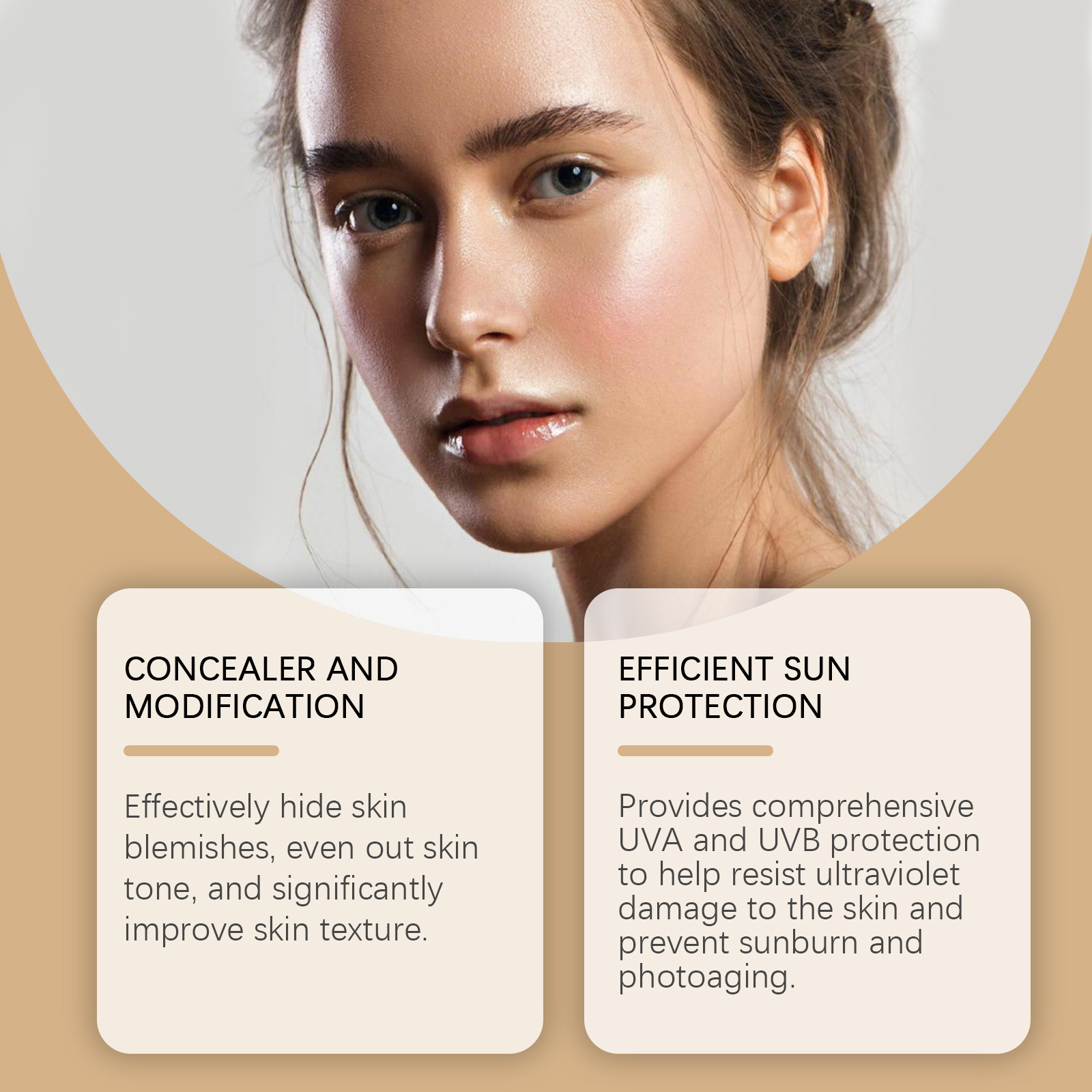 Gold Snail Sunscreen BB Cream  - Face Moisturizer Spf ulasan dan harga