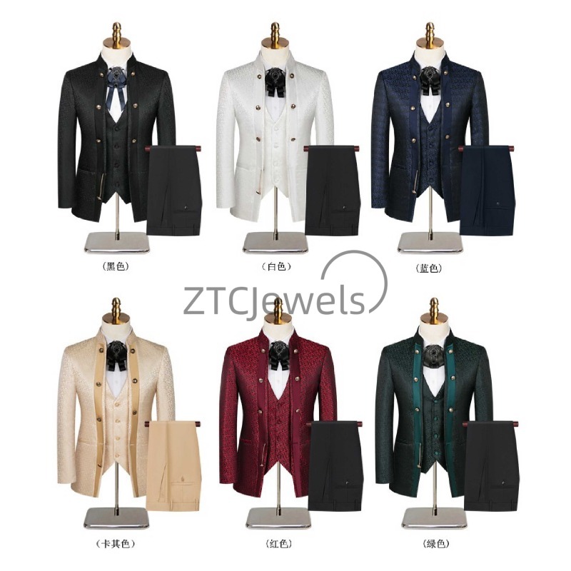 2026 New Chinese Style Men's S - Men'S Grooming For Wedding ulasan dan harga