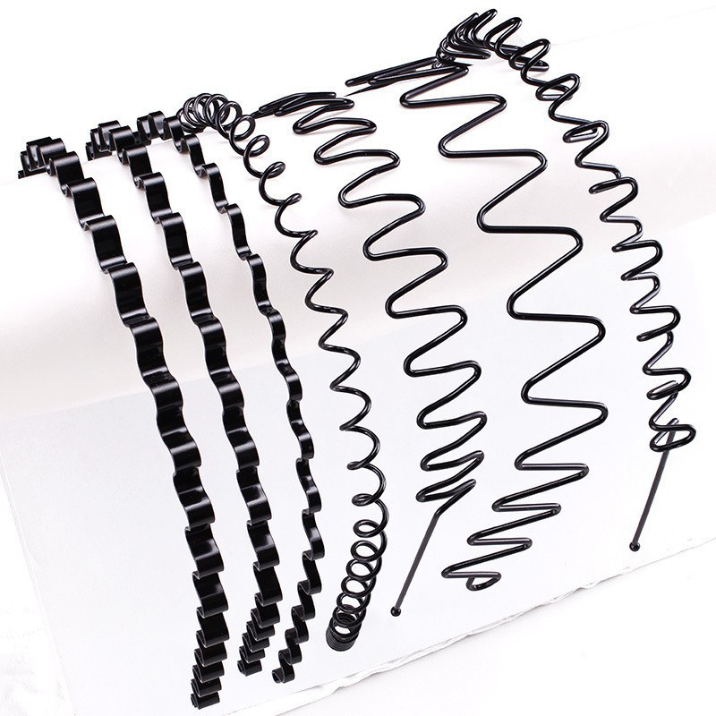 Unisex Metal Wavy Spring Hair  - Face Wash Mens ulasan dan harga