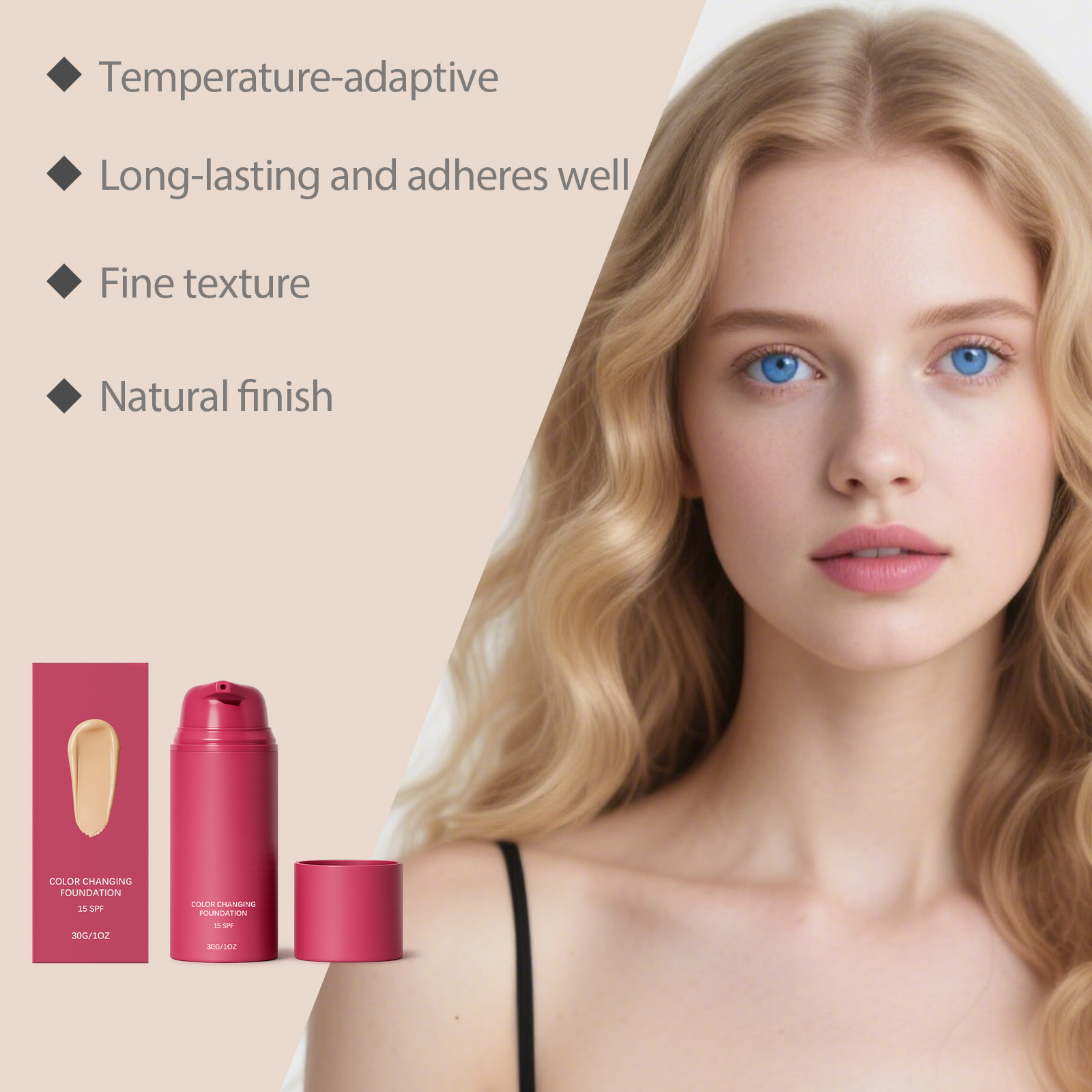 Liquid Foundation SPF 15 Color - Face Moisturizer Spf ulasan dan harga