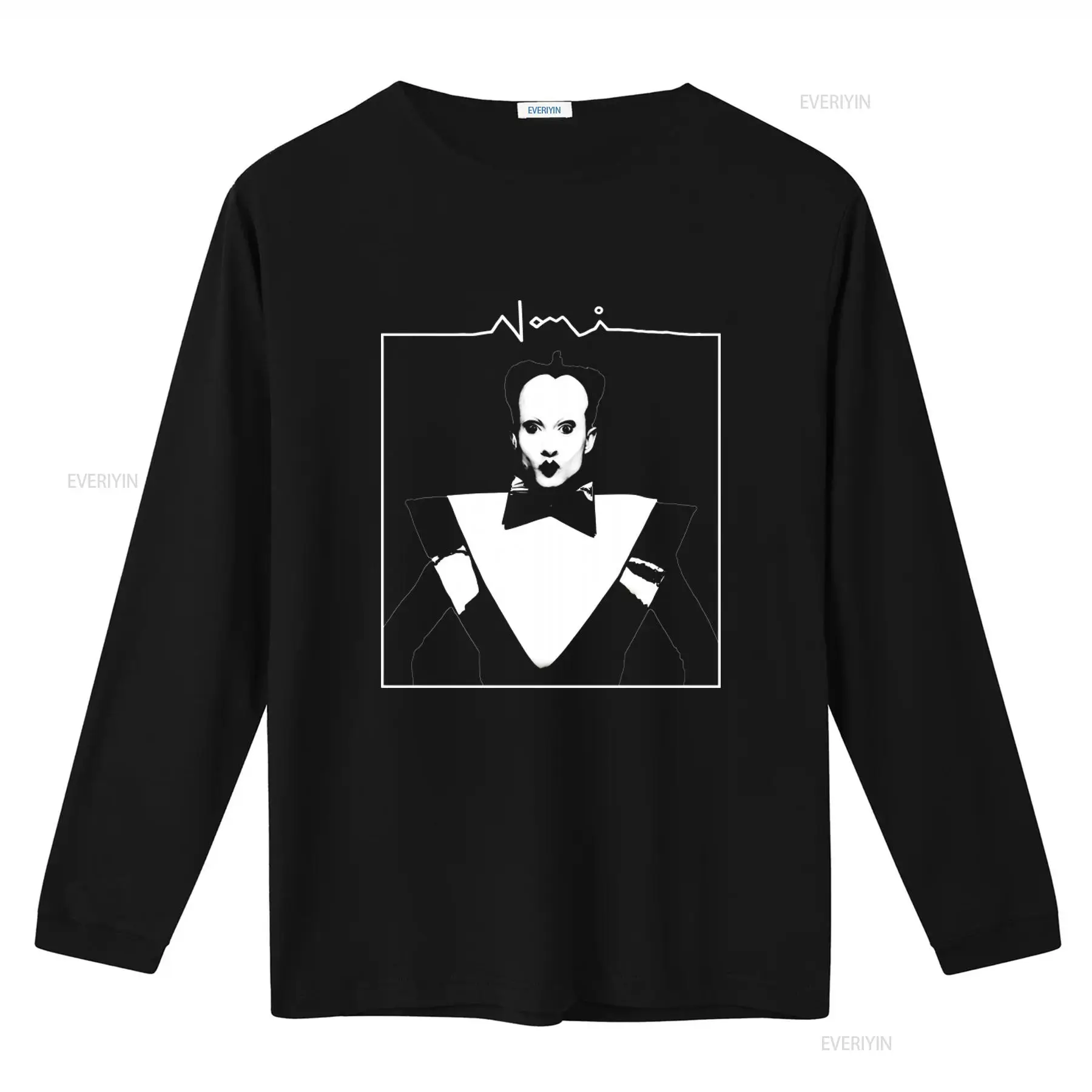 Klaus Nomi Face Print Men's T  - Face Wash Mens ulasan dan harga