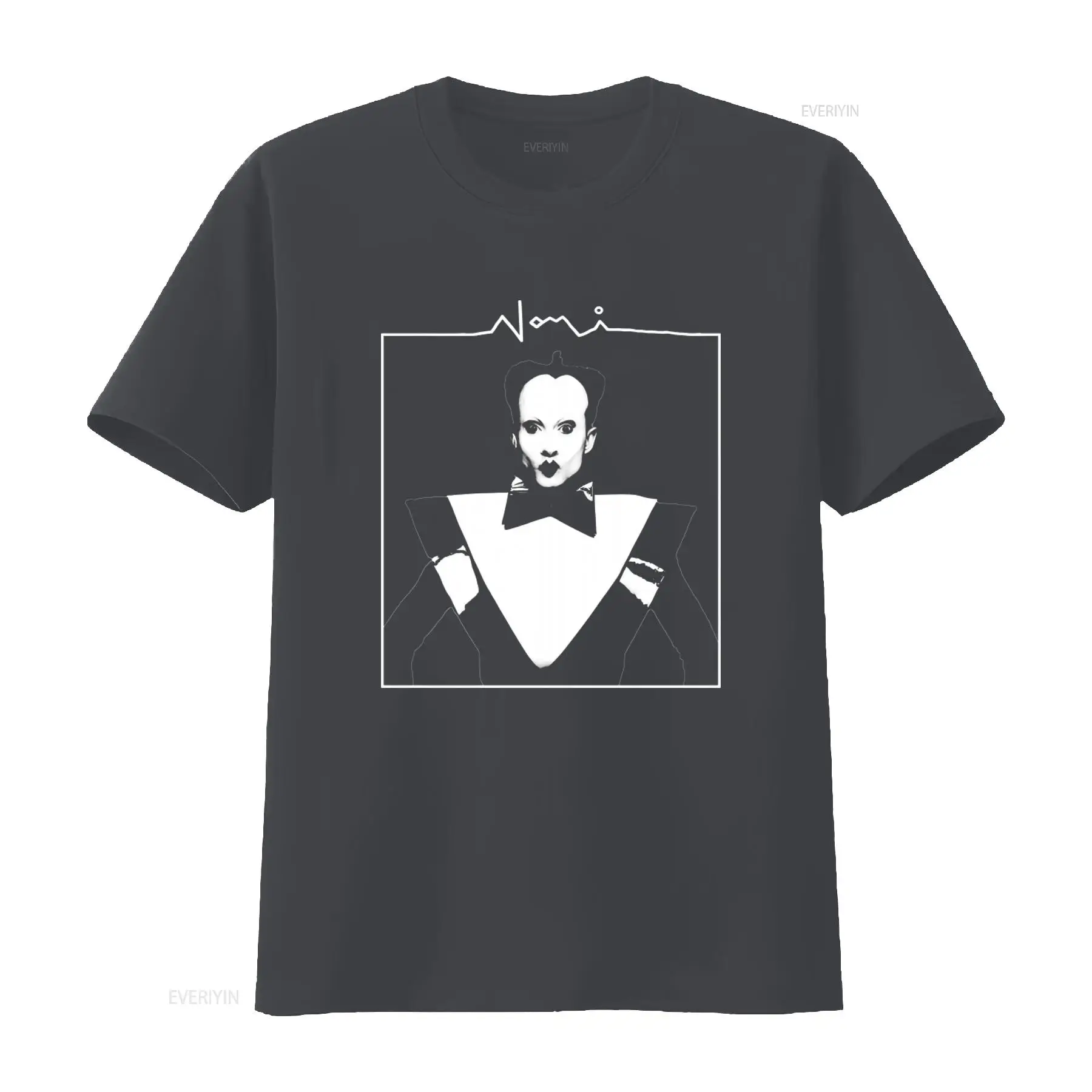 Klaus Nomi Face Print Men's T  - Face Wash Mens ulasan dan harga