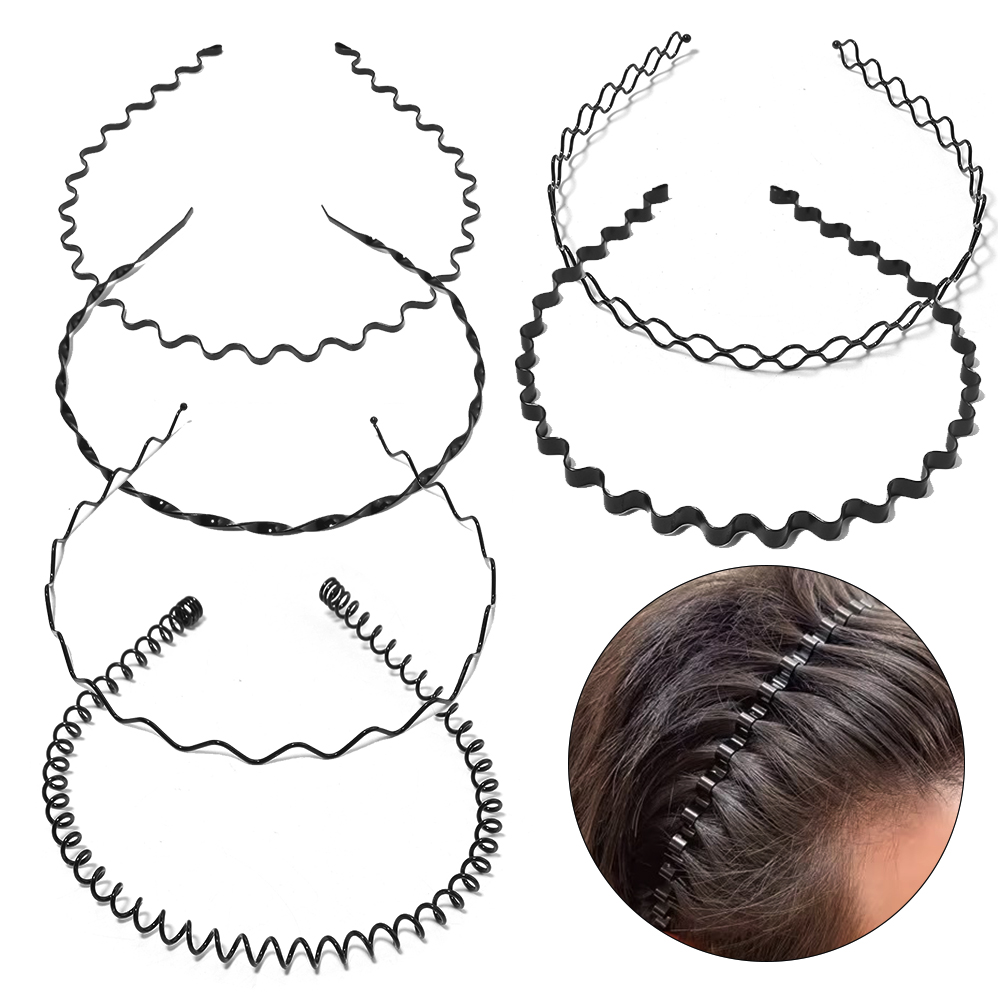 6pcs/lot Black Hair Hoops Meta - Face Wash Mens ulasan dan harga