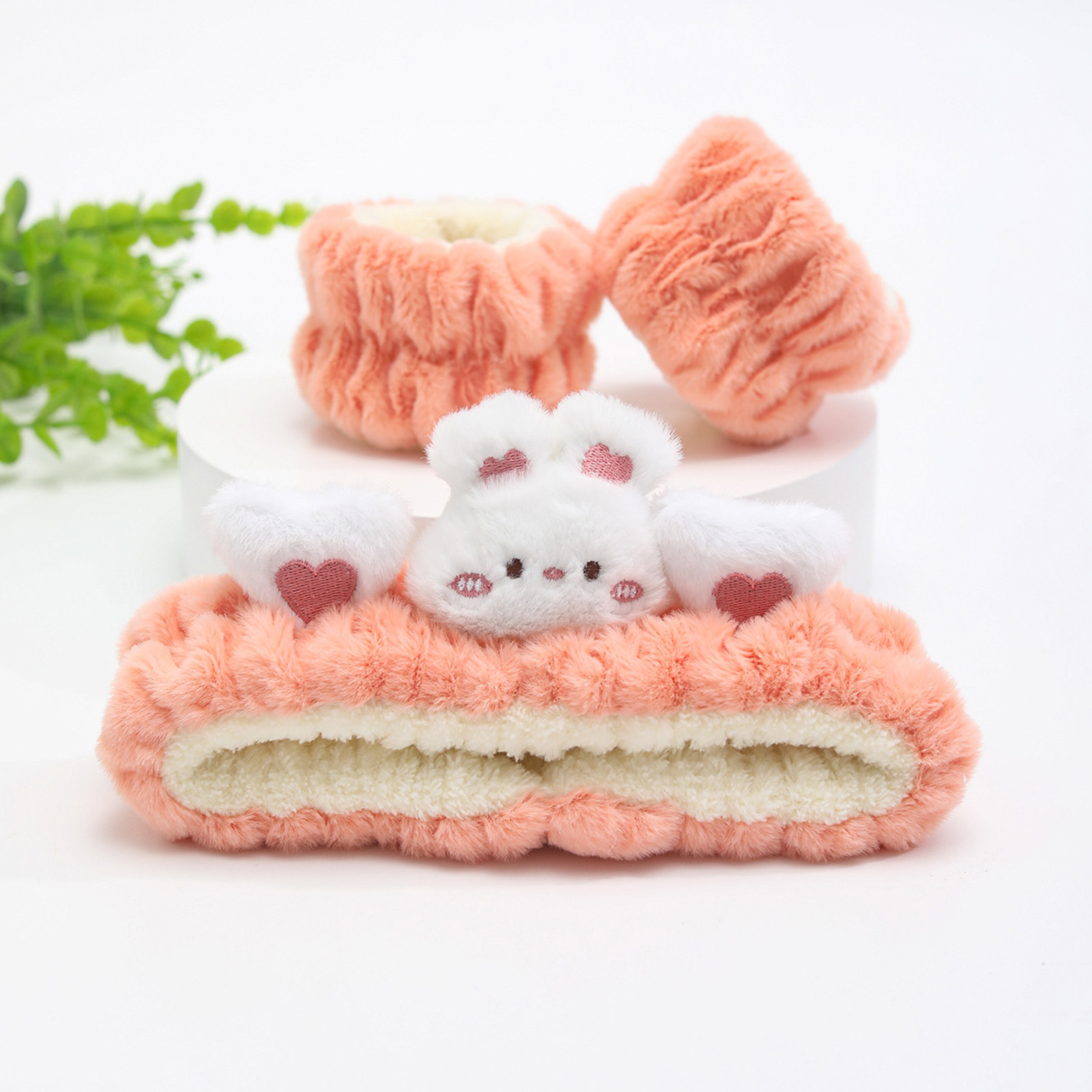 Plush Bear Decor Headband Wris - Face Wash Mens ulasan dan harga