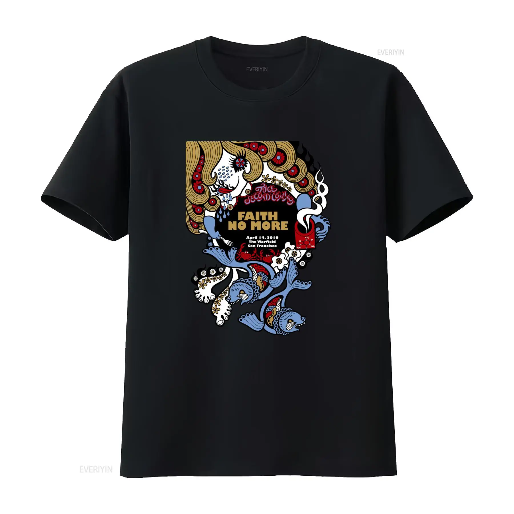 Faith No More T Shirt Face Sec - Face Wash Mens ulasan dan harga